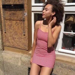 Red Karla gingham dress